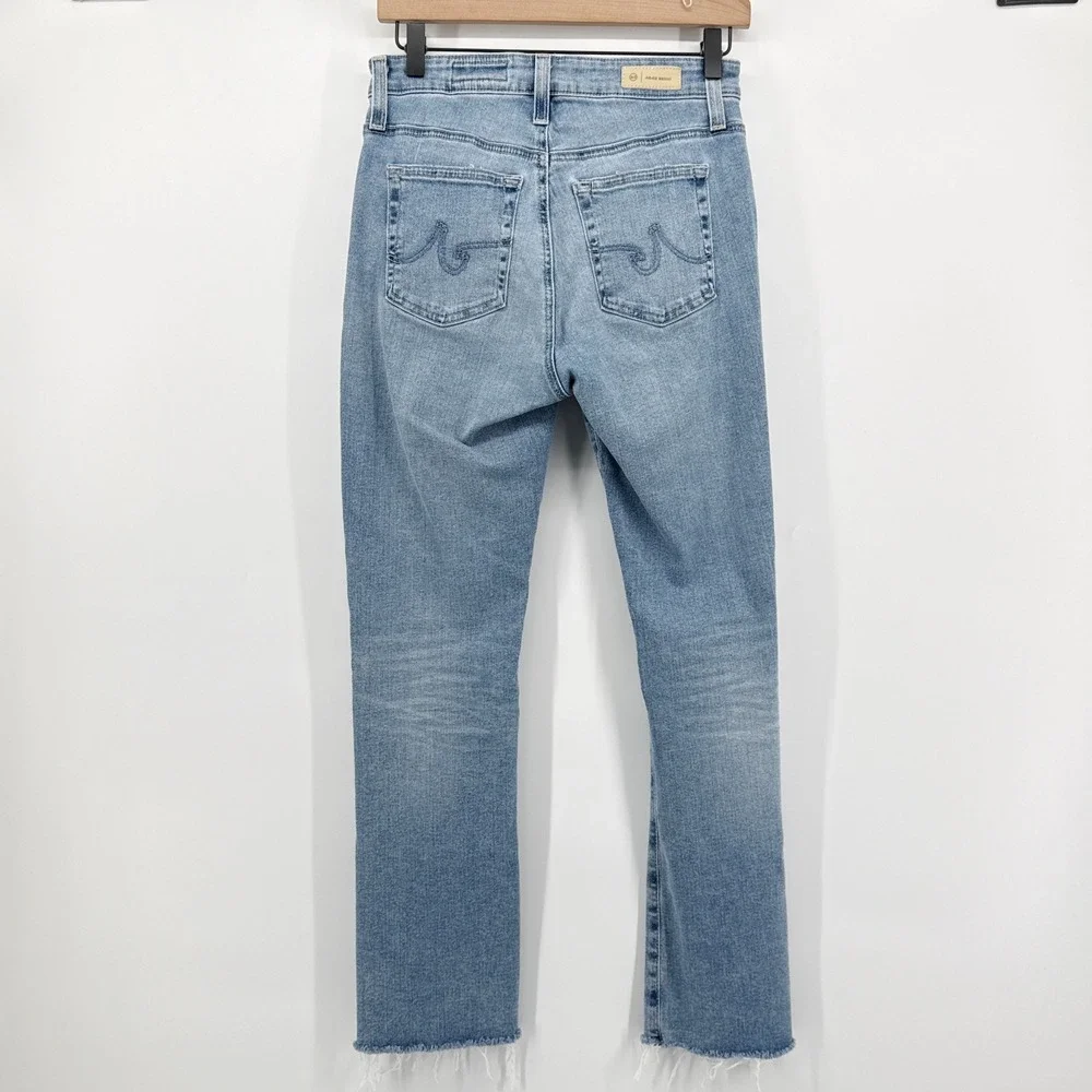 AG Adriano Goldschmied Farrah Boot‎ Crop Jeans 16 Years Shore Distressed Size 27
